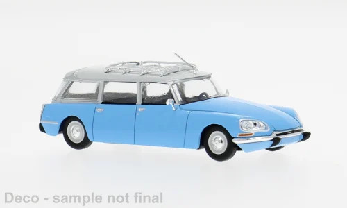 Brekina Citroen DS Break camargue-blau/grau