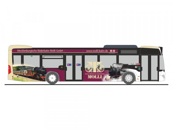 Rietze:Mercedes-Benz Citaro ´12 "Mecklenburgische Bäderbahn Molli"