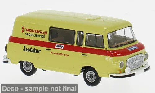 Brekina Barkas B1000 Halbbus, "Wartburg Sport", klassisch