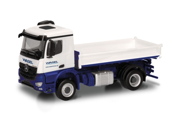 Herpa Mercedes-Benz Arocs M 4x4 Dreiseitenkipper "Wasel"