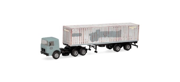 Herpa Basic: MAN F8 Container-Sattelzug "DB"