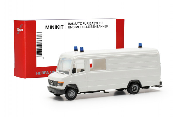 Herpa MiniKit: Mercedes-Benz Vario Langkasten, weiß (1 Stück)