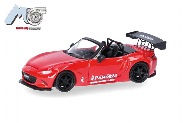 Herpa MicroCity: Mazda MX-5 Rocket Bunny, rot