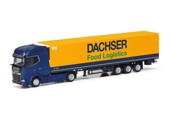Herpa DAF XG+ Gardinenplanen-Sz."Dachser Intelligent Logistics"