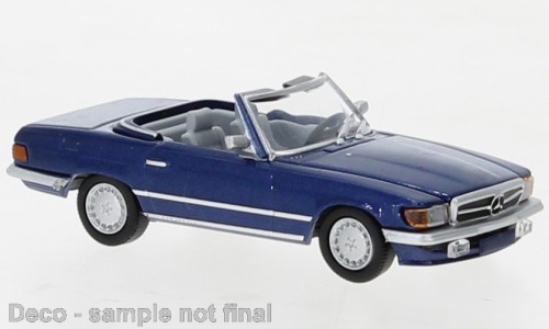 PCX87 Mercedes SL (R107) (1985) dunkelblau-met. (870483)