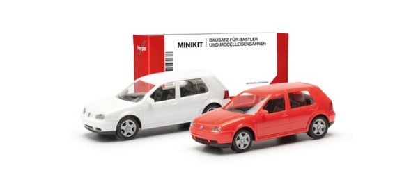 Herpa MiniKit VW Golf IV 4-türig (2 Stück)