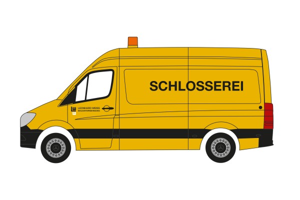 Herpa MB Sprinter ´13 Kasten "Leonhard Weiss / Schlosserei"