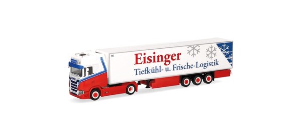 Herpa Scania CS 20 HD Kühlkoffer-Sattelzug "Eisinger"