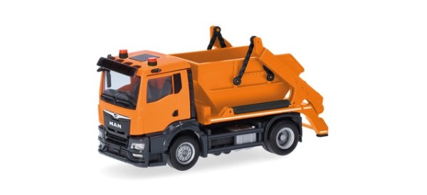 Herpa MAN TGS NN Absetzkipper AK12 kommunalorange