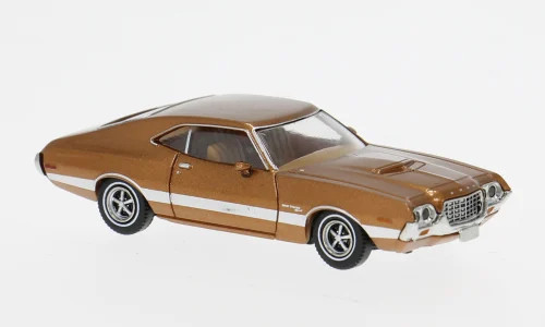 Brekina Ford Gran Torino Sport 1972, kupfer met.