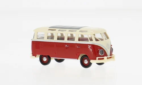 Brekina VW T1b Samba rot/elfenbein