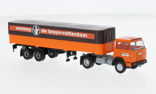 Brekina Hanomag Henschel F 161 PP-Sz. "Vermey de Bruyn" (Plane braun)