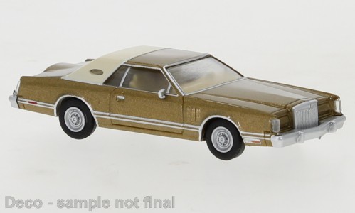 PCX87 Lincoln Continental Mark V (1977) gold/matt-beige (870353)