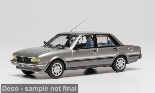 IXO Peugeot 505 Turbo (1984) silber (CLC638)