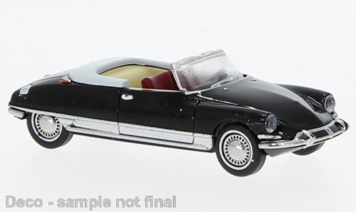 Brekina Citroen DS offenes Cabrio Chapron schwarz
