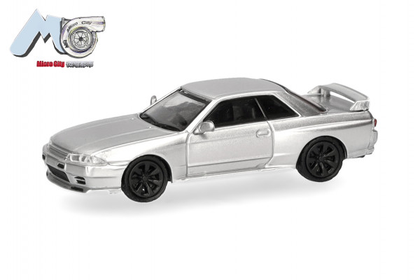 Herpa MicroCity Nissan Skyline GTR32, silber