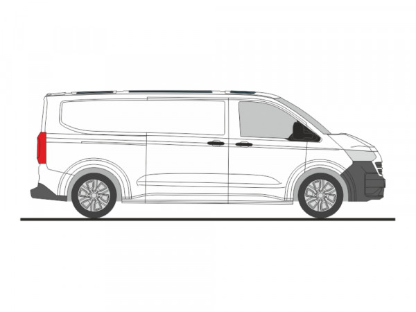 Rietze:VW e-Transporter T7 Kasten LR FD clear white