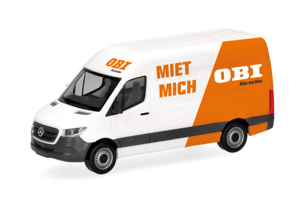 Herpa Mercedes-Benz Sprinter '18 Kasten Hochdach "OBI"