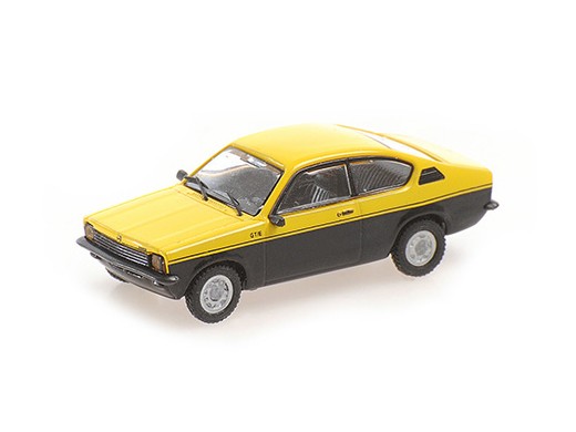 Minichamps Opel Kadett Coupe (1973) gelb/schwarz (870040121)