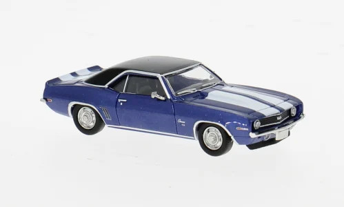 Brekina Chevrolet Camaro ´69 in blau met. --mit neuen Felgen---