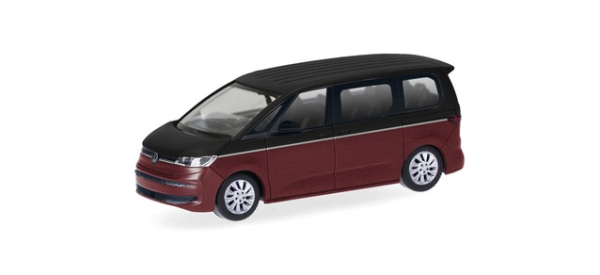 Herpa VW Multivan Deep-Black/Fortanarot