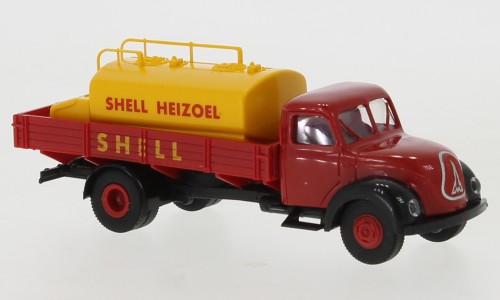 Brekina Magirus Mercur Pr. "Shell Heizoel" m. Aufsatz-Tank (42276)