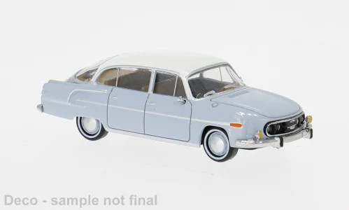 Brekina Tatra 603-2 grau/weiß