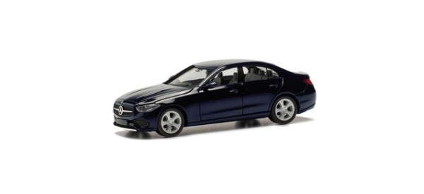 Herpa Mercedes-Benz C-Klasse Limousine dunkelblau