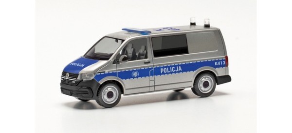Herpa VW T 6.1 Bus „Policija Polen“ (097109)