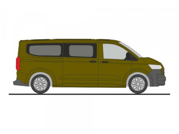 Rietze:VW e-Transporter T7 Bus LR FD warm green metallic