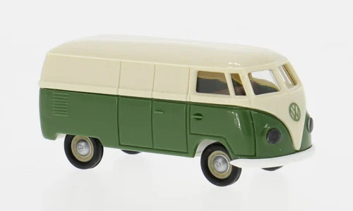 Brekina VW T1a Kasten hellbeige/grün