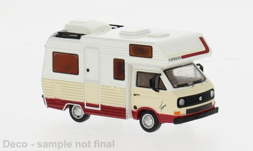 Brekina VW T3 "Gipsy" Camper von Karmann weiß/elfenbein