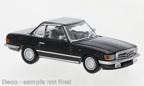 PCX87 Mercedes SL (R107) (1985) schwarz-met. Hardtop (870481)