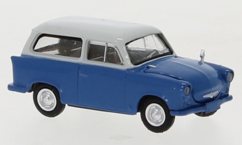 Brekina Trabant P 50 Kombi (1960) blau/hellgrau (27558)