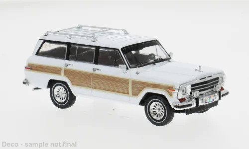 IXO Jeep Grand Wagoneer (1989) weiß/Holzoptik (CLC643)