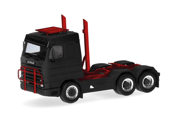 Herpa Scania 143 Streamline Zugmaschine 3achs (6x4), schwarz