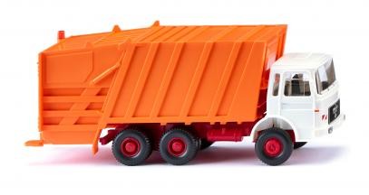 Wiking MAN Pressmüllwagen weiß/kommunalorange (063805)