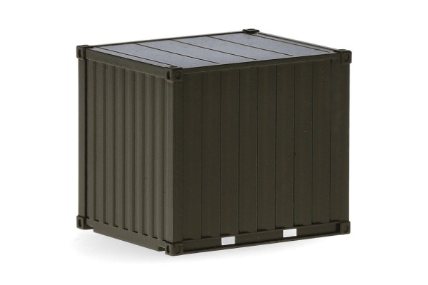 Herpa 2x 10ft Container "Heer" Braungrau (unbedruckt)