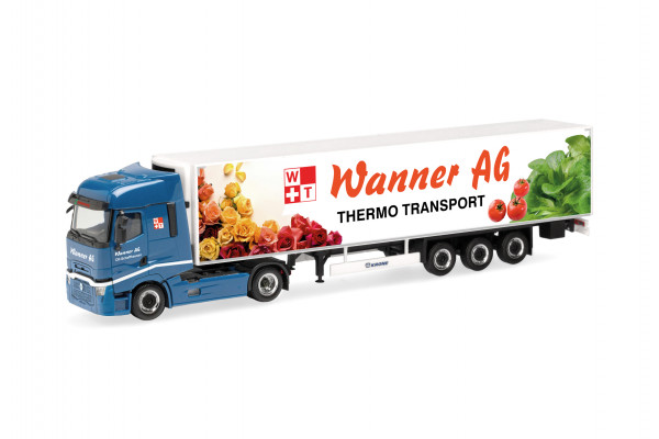 Herpa Renault T facelift Kühlkoffer-Sattelzug "Wanner AG"