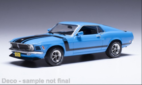 IXO Ford Mustang Boss 302 blau 1970 (CLC569)