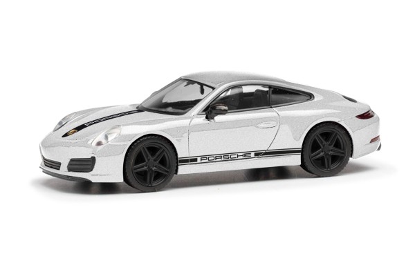 Herpa Porsche 911 (991) Carrera 4 S silber