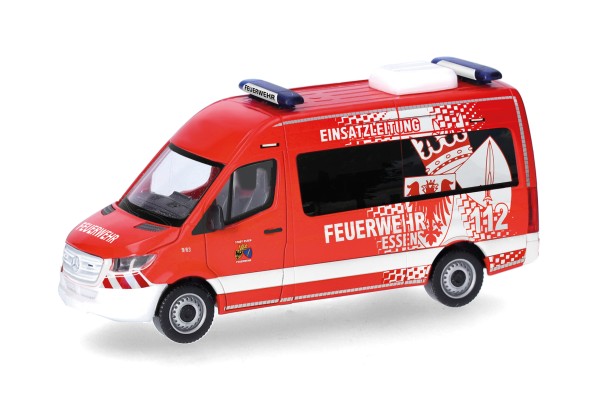 Herpa MB Sprinter 18 Bus Hochdach "Feuerwehr Essen"