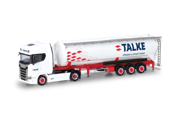 Herpa Scania CS 20 HD Silo-Sattelzug "Talke"