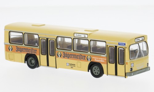 Brekina Büssing BS 110 V "Stadtwerke Frankfurt am Main / Jägermeister"