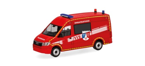 Herpa MAN TGE Halbbus Hochdach "Feuerwehr Oberhausen/ELW"