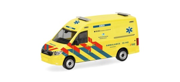 Herpa MAN TGE Kasten HD "Ambulance 15-143" (NL)