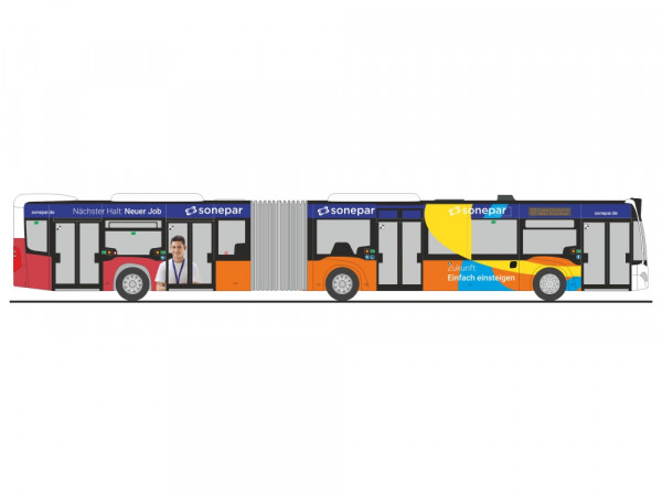 Rietze Mercedes-Benz Citaro G '15 Stadtbus Ingolstadt - Sonepar