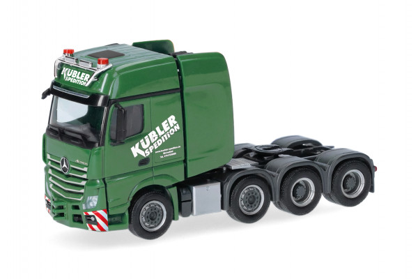 Herpa Mercedes-Benz Actros L Gigaspace Schwerlastzugmaschine 4achs "Kübler"