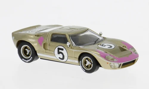 Brekina Ford GT 40 LeMans 3.Platz 1966 mit Bucknum/Hutcherson
