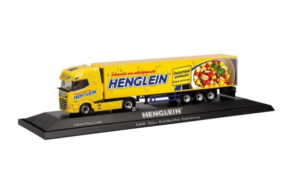 Herpa DAF XG+ Kühlkoffer-Sattelzug "Henglein/Gnocchi"